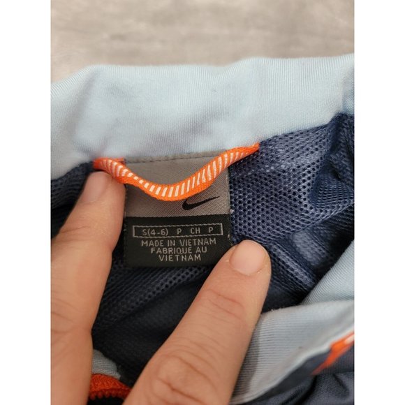 Nike Windbreaker vented Running Jacket‎ Back Pocket Blue Training  Small 4-6 - Picture 5 of 12